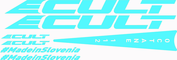 ecult-octane-set-nalepk-za-okvir-kolesa-barva-turkizna eCult Octane set nalepk za okvir kolesa, barva: turkizna - slika 1