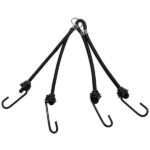 Elastična vrv s kavli 250x8 mm, črn
