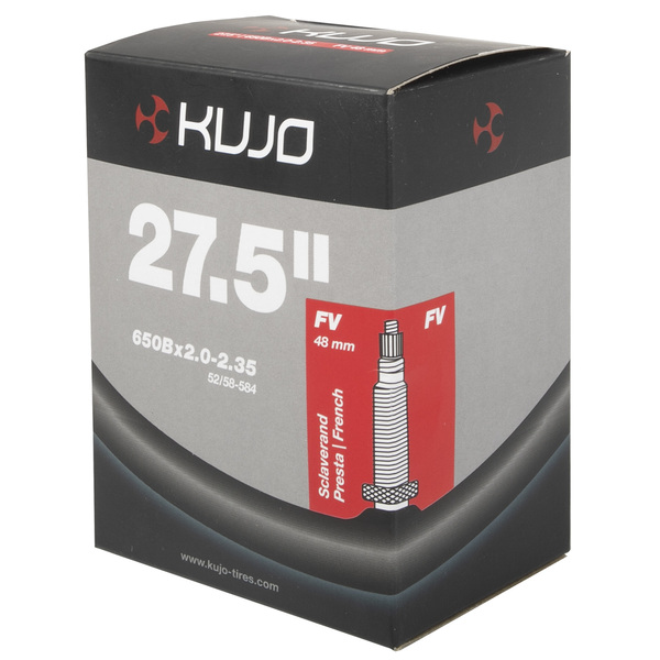 kujo-zracnica-275650bx20-235-fv-48mm KUJO zračnica 27.5/650Bx2.0-2.35, F/V-48mm - slika 1