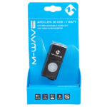 M-WAVE luč prednja Apollon 20 LED, 95LUM, belam clip on - slika 2