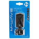 M-WAVE luč prednja Apollon 4.3, ,LED,bela, clip on,AAA
