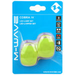 M-WAVE set luči Cobra IV S/Z LED, z baterijami, zelena