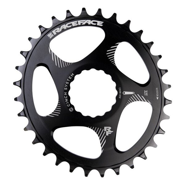 raceface-veriznik-cinch-dm-oval-34z-crn-10-12p RaceFace verižnik Cinch, DM, Oval, 34z, črn 10-12p - slika 1
