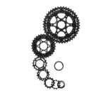 SunRace verižnik CSMS3 10p.    11-42, Črn - slika 2