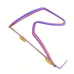 Supacaz nosilec bidona Titanium Fly - Electric Purple