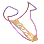 Supacaz nosilec bidona Titanium Fly - Electric Purple - slika 2