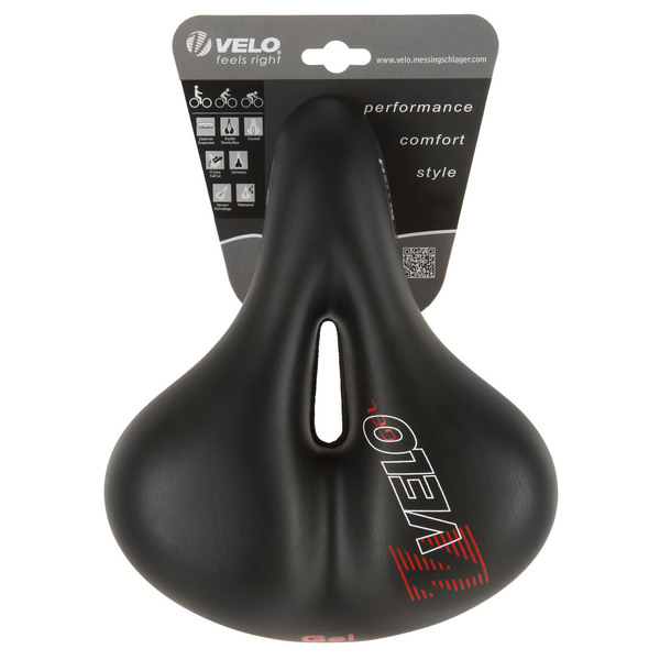 velo-sedez-plush-gel-elasto-city-254x200-mm-crn VELO sedež Plush Gel Elasto city 254x200 mm, črn - slika 1