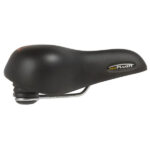 VELO sedež Plush Gel Elasto city 254x200 mm, črn - slika 2